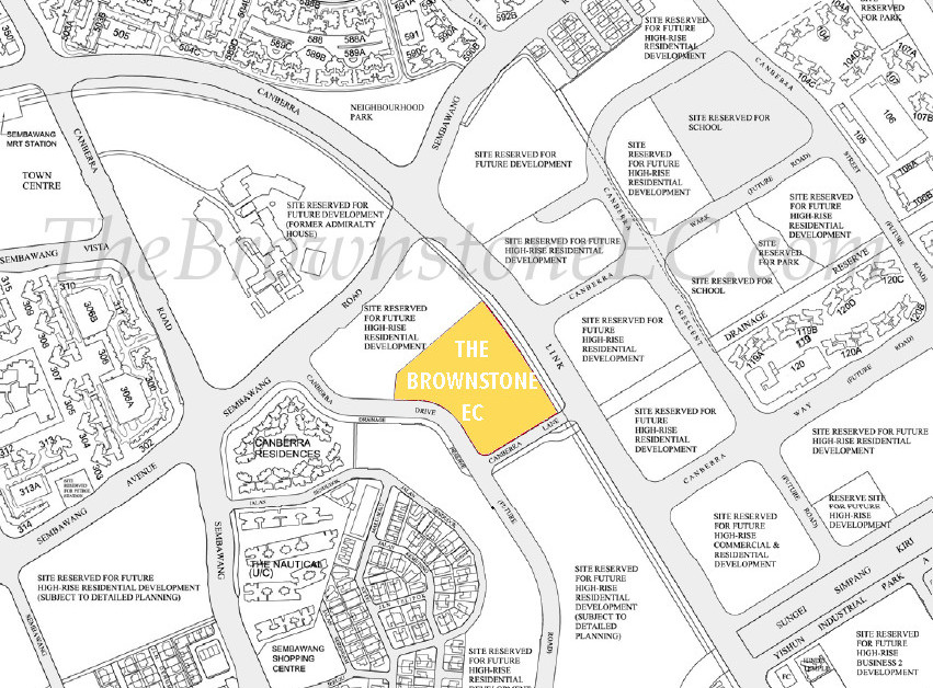 The Brownstone EC Location Map :: Canberra EC Location